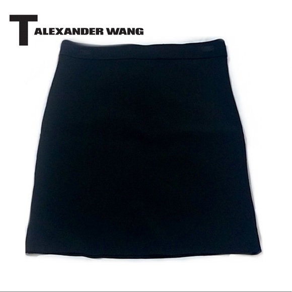 T BY ALEXANDER WANG - Stretch-Knit Pencil Skirt - Picture 5 of 8